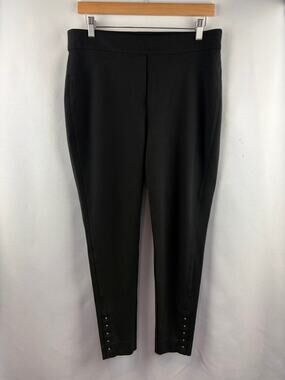 Women’s Chico’s Size 12 Black Jeggings w/ Stud Details